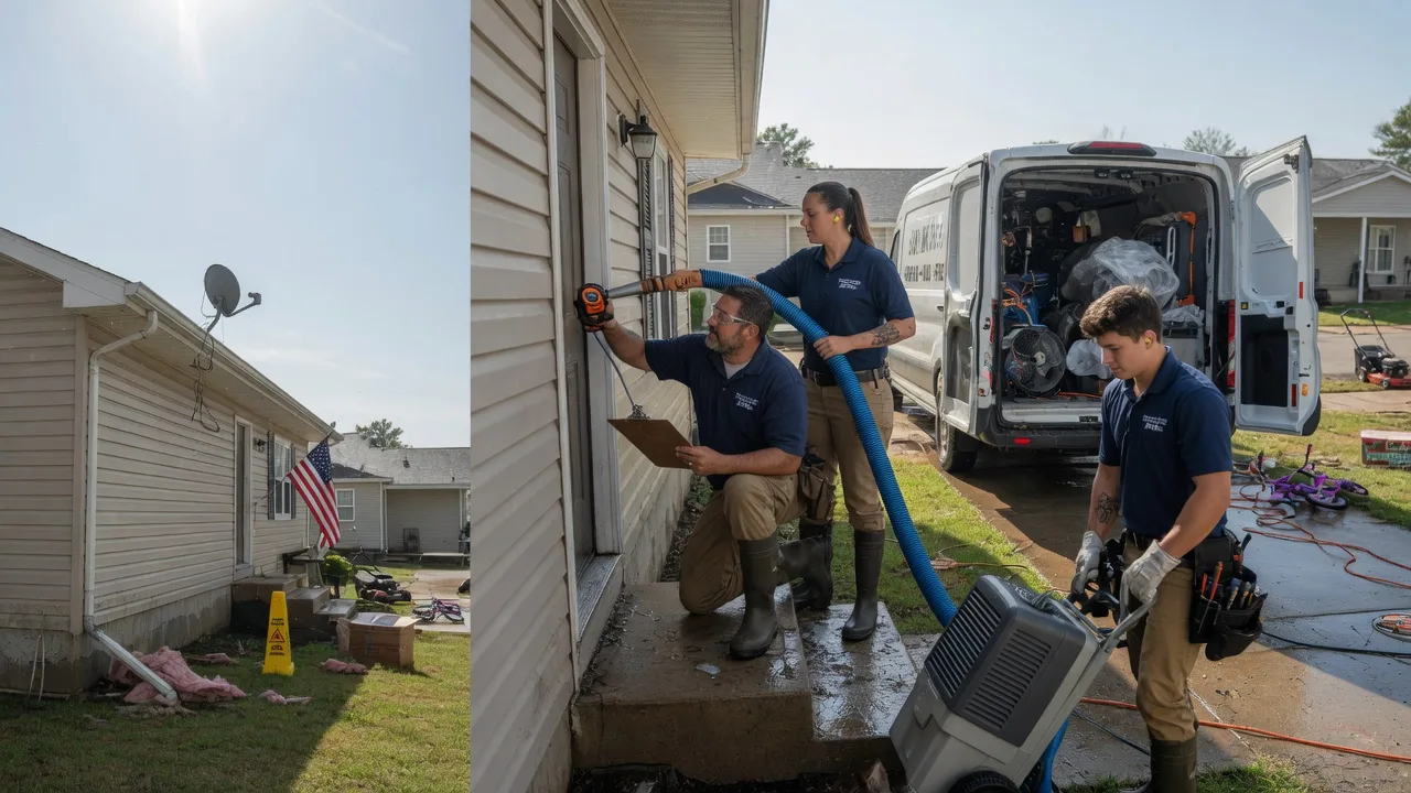 Ceiling Water Damage Restoration in Fisher, AR near me